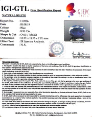 9.90 Ratti Natural Iolite With Govt. Lab Certificate-(610)